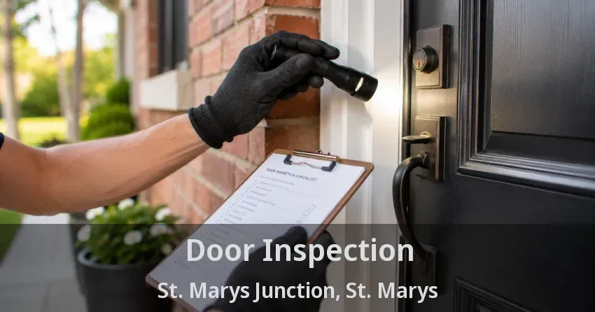 Door Inspection St. Marys Junction, St. Marys - ON