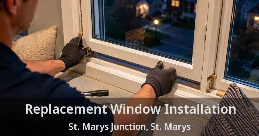 Replacement Window Installation St. Marys Junction, St. Marys - ON