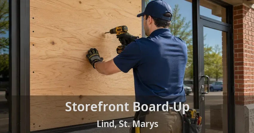 Storefront Board-Up Lind, St. Marys - ON