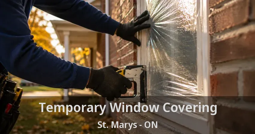 Temporary Window Covering St. Marys - ON
