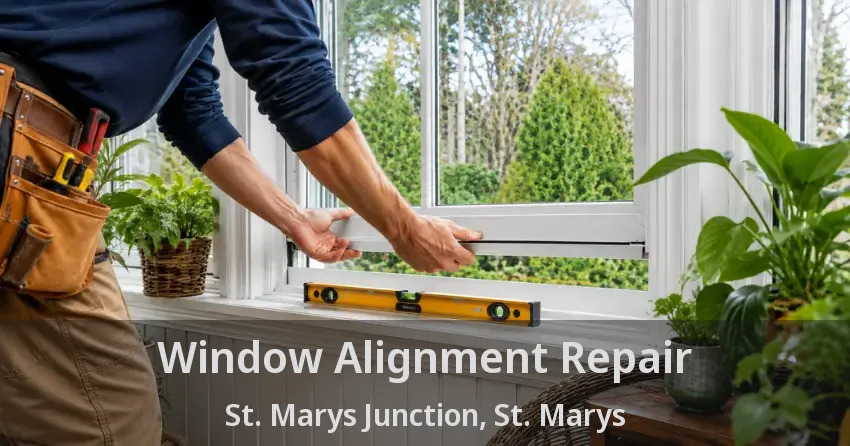 Window Alignment Repair St. Marys Junction, St. Marys - ON