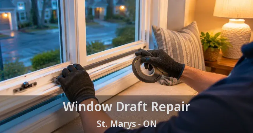 Window Draft Repair St. Marys - ON