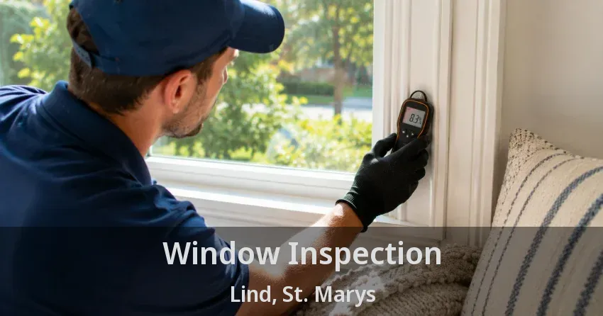 Window Inspection Lind, St. Marys - ON