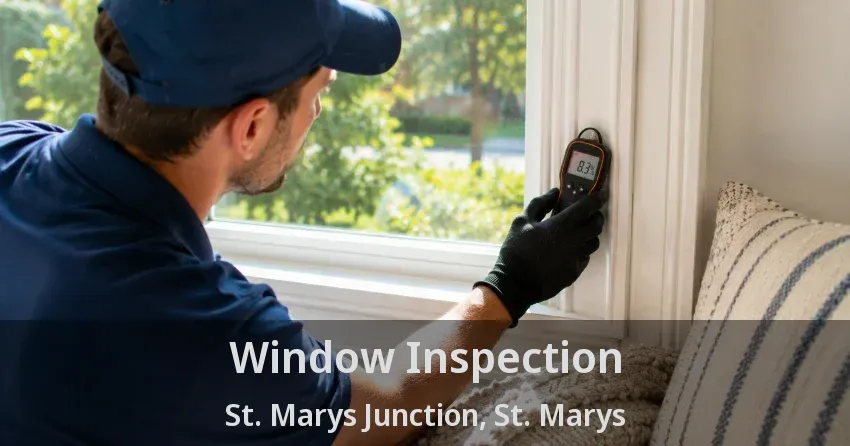 Window Inspection St. Marys Junction, St. Marys - ON