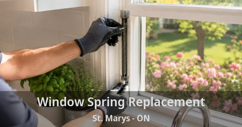 Window Spring Replacement St. Marys - ON