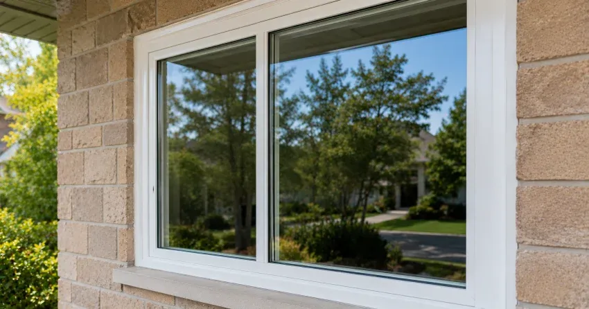 technician installing new insulated glass unit in window frame in Lind, St. Marys