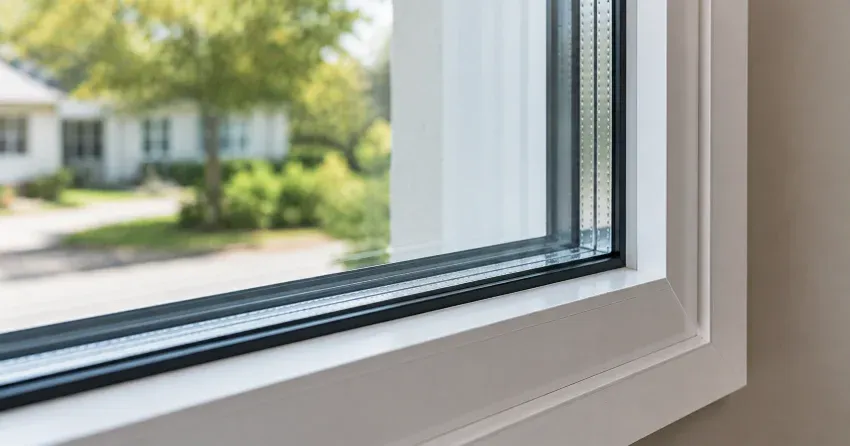 technician replacing window weatherstripping in Lind, St. Marys home