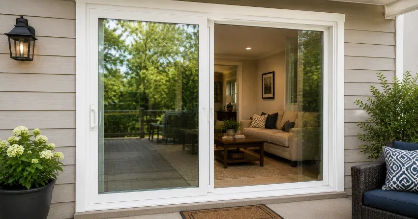 new patio door replacement installed in St. Marys Junction, St. Marys home