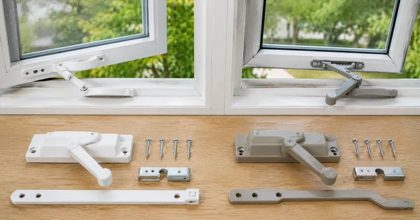 new casement window crank operator installed in St. Marys Junction, St. Marys home