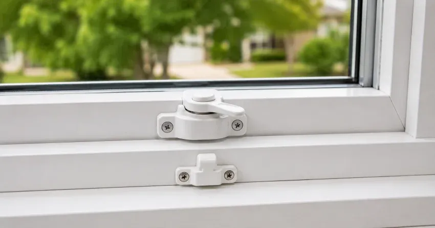 technician installing new window latch hardware in St. Marys