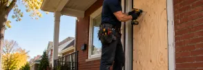 Temporary Door Securing Lind, St. Marys